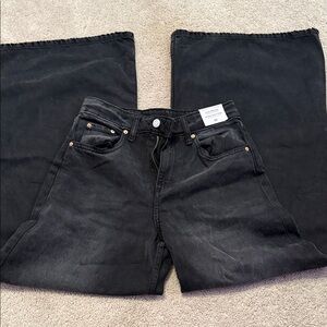 H&M Black Flare & Wide Leg Jeans